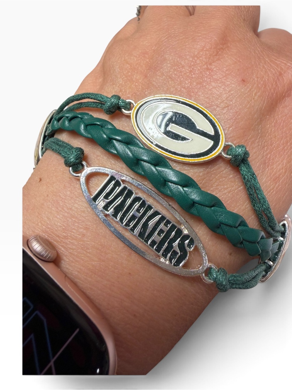 Green Bay Packers Little Earth NFL Multi-Strand Bracelet New